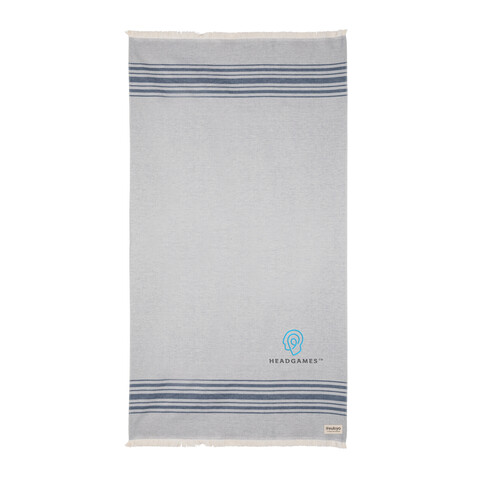 Ukiyo Yumiko AWARE™ Hamamtuch 100x180cm navy blau bedrucken, Art.-Nr. P453.795