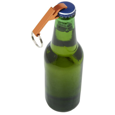 Tao Schlüsselanhänger mit Flaschen- und Dosenöffner, orange bedrucken, Art.-Nr. 11801807