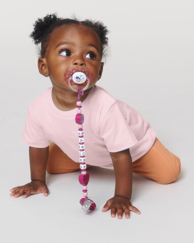 Baby Creator - Das Iconic Baby-T-Shirt - Cotton Pink - 6-12 m/68-80cm bedrucken, Art.-Nr. STTB918C005B2