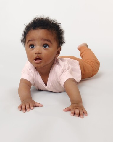 Baby Creator - Cream Heather Pink - 6-12 m/68-80cm bedrucken, Art.-Nr. STTB918C682B2