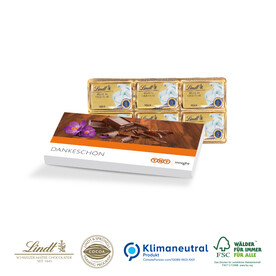 Schokotäfelchen in Präsentbox, mit Schoko-Einlage, Klimaneutral, FSC® bedrucken, Art.-Nr. 91222 Schokotäfelchen in Präsentbox, mit Schoko-Einlage, Klimaneutral, FSC® bedrucken, Art.-Nr. 91222