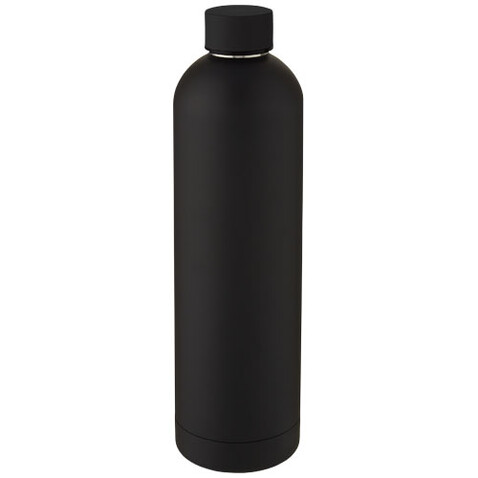 Spring 1 l Kupfer-Vakuum Isolierflasche, schwarz bedrucken, Art.-Nr. 10068590