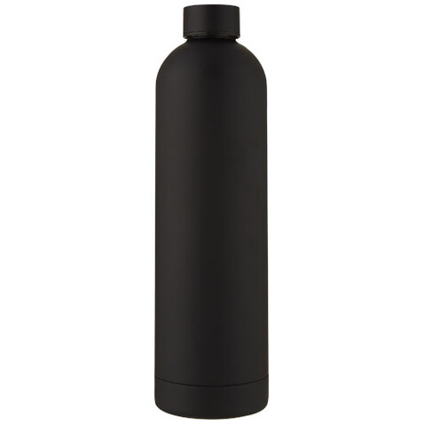 Spring 1 l Kupfer-Vakuum Isolierflasche, schwarz bedrucken, Art.-Nr. 10068590