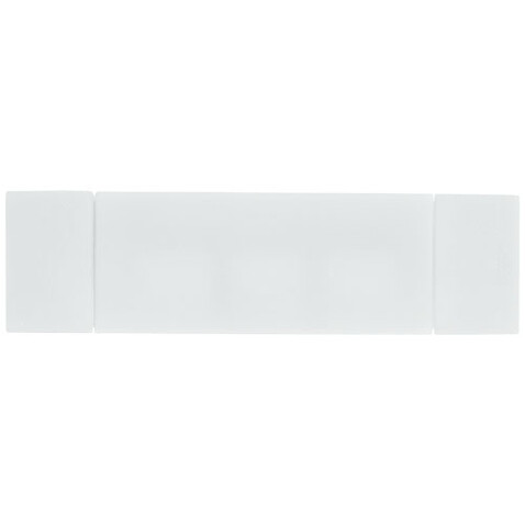 Mulan doppelter USB 2.0-Hub, weiss bedrucken, Art.-Nr. 12425101