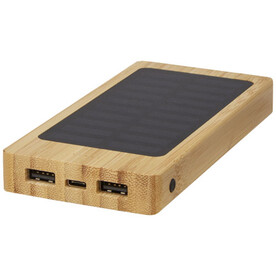 Alata 8000 mAh Bambus Solar-Powerbank, beige bedrucken, Art.-Nr. 12425702 Alata 8000 mAh Bambus Solar-Powerbank, beige bedrucken, Art.-Nr. 12425702