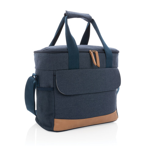 Impact AWARE™ rCanvas Kühltasche blau bedrucken, Art.-Nr. P422.395
