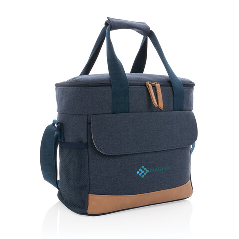 Impact AWARE™ rCanvas Kühltasche blau bedrucken, Art.-Nr. P422.395