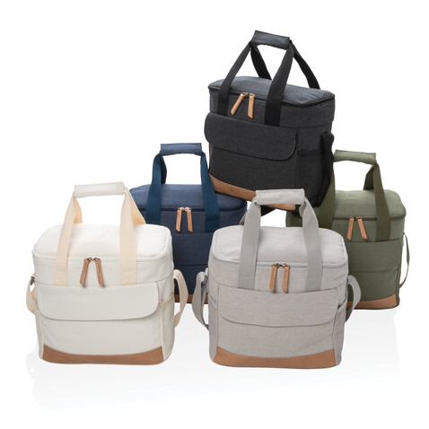 Impact AWARE™ rCanvas Kühltasche blau bedrucken, Art.-Nr. P422.395