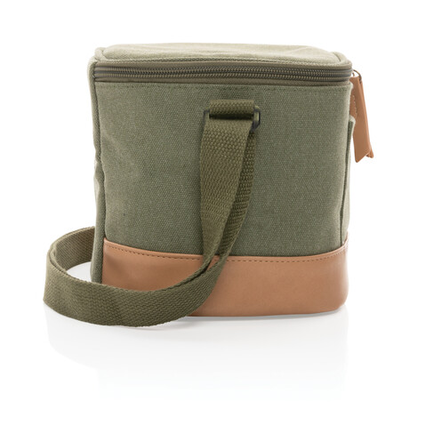 Impact AWARE™ rCanvas 6-Pack Kühltasche grün bedrucken, Art.-Nr. P422.427
