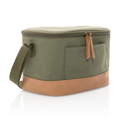 Impact AWARE™ rCanvas 6-Pack Kühltasche grün bedrucken, Art.-Nr. P422.427