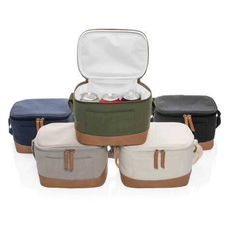 Impact AWARE™ rCanvas 6-Pack Kühltasche grün bedrucken, Art.-Nr. P422.427
