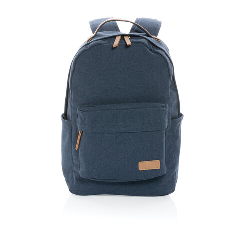 Impact AWARE™ 16 oz. rCanvas Rucksack blau bedrucken, Art.-Nr. P760.225