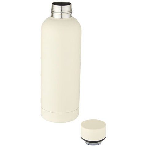 Spring 500 ml Kupfer-Vakuum Isolierflasche, Ivory cream bedrucken, Art.-Nr. 10071202