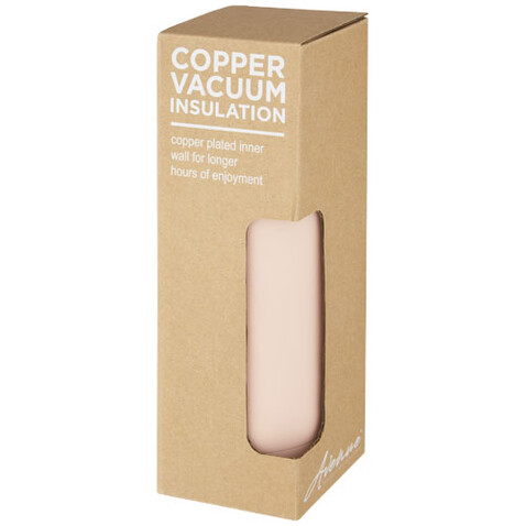 Spring 500 ml Kupfer-Vakuum Isolierflasche, Pale blush pink bedrucken, Art.-Nr. 10071240