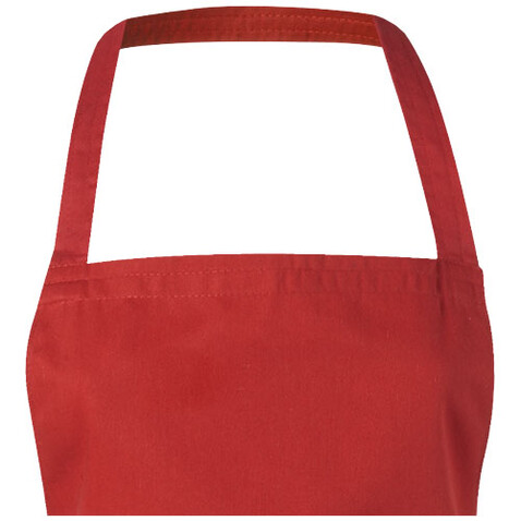 Viera 240 g/m² Schürze, rot bedrucken, Art.-Nr. 11205325