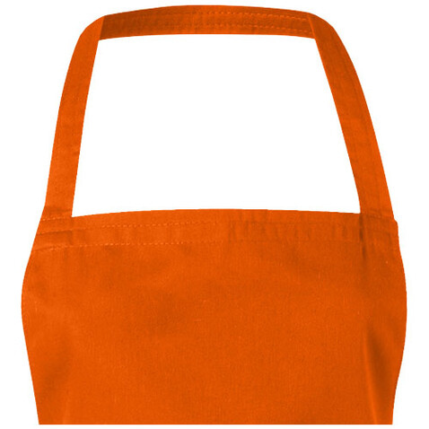 Viera 240 g/m² Schürze, orange bedrucken, Art.-Nr. 11205335