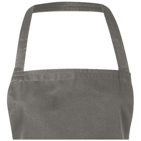 Viera 240 g/m² Schürze, grau bedrucken, Art.-Nr. 11205390