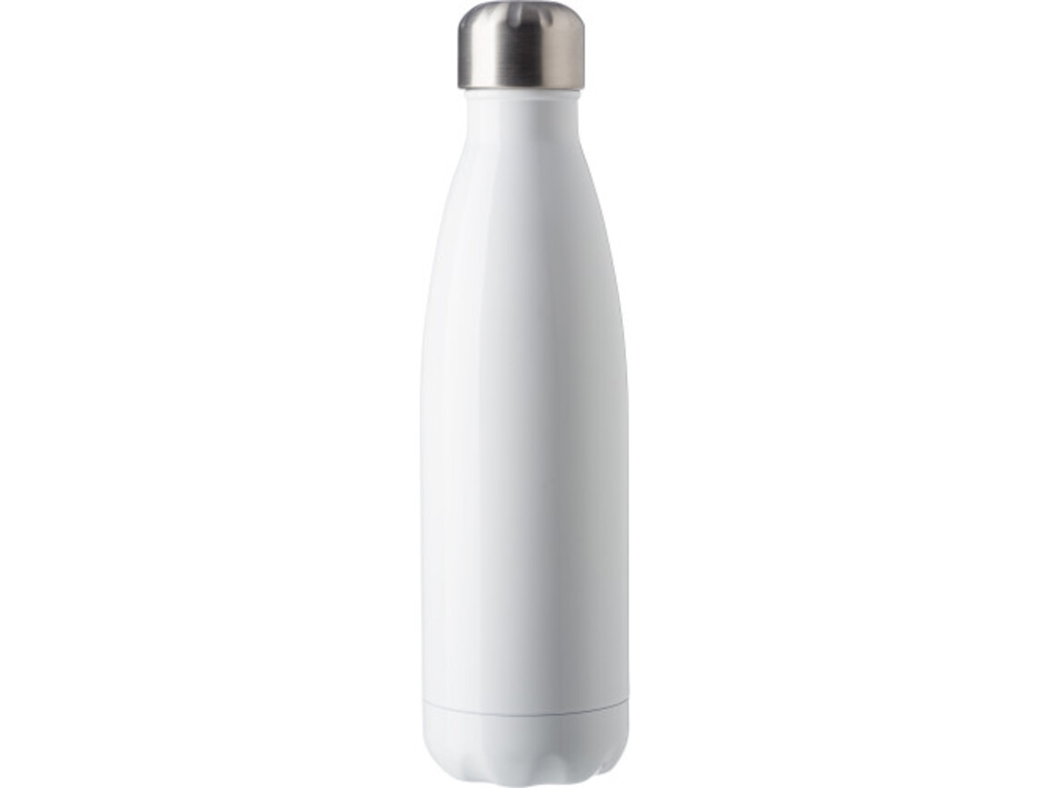 Trinkflasche 'Sumatra' (650 ml) aus Edelstahl – Weiß bedrucken, Art.-Nr. 002999999_8528
