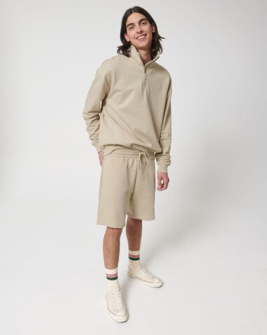 Boarder Dry - Die Unisex-Joggingshorts mit trockenem Griff - Desert Dust - S bedrucken, Art.-Nr. STBU944C0281S
