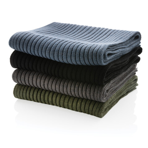 Impact AWARE™ Polylana® Strickschal 180x25cm grün bedrucken, Art.-Nr. P453.447