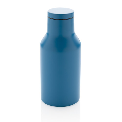 RCS recycelte Stainless Steel Kompakt-Flasche blau bedrucken, Art.-Nr. P433.195