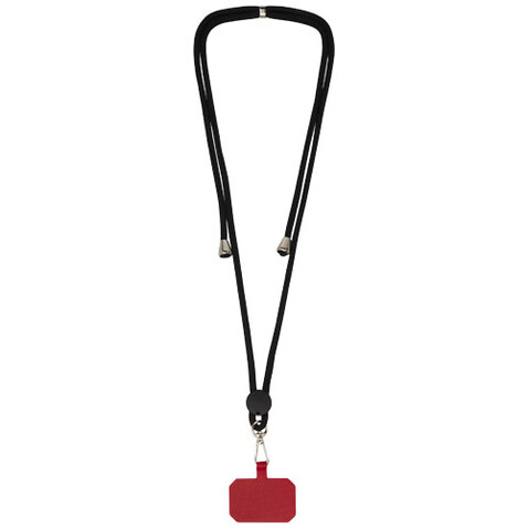 Kubi Smartphone Lanyard, rot bedrucken, Art.-Nr. 12426321