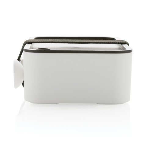 GRS RPP Lunchbox mit Göffel weiß bedrucken, Art.-Nr. P269.053
