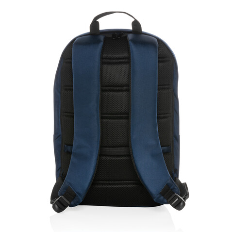 Impact AWARE™ 1200D 15,6-Zoll-Laptop-Rucksack navy blau, grau bedrucken, Art.-Nr. P762.815