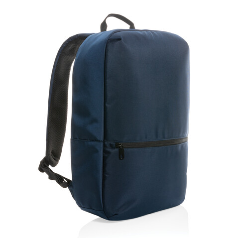 Impact AWARE™ 1200D 15,6-Zoll-Laptop-Rucksack navy blau, grau bedrucken, Art.-Nr. P762.815