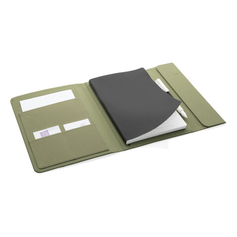 Impact Aware™ A5 Notebook mit Magnetverschluss grün bedrucken, Art.-Nr. P774.387