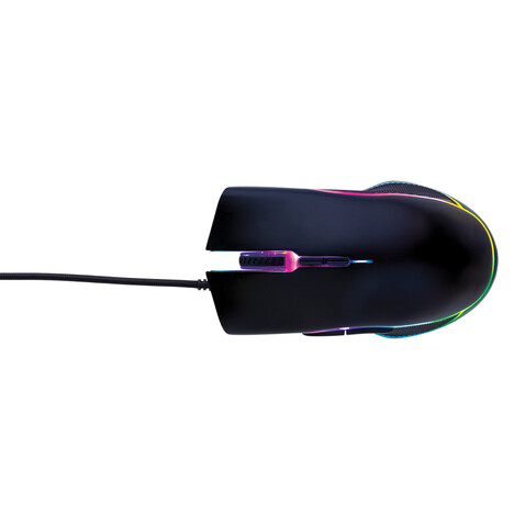 RGB Gaming Maus schwarz bedrucken, Art.-Nr. P300.161