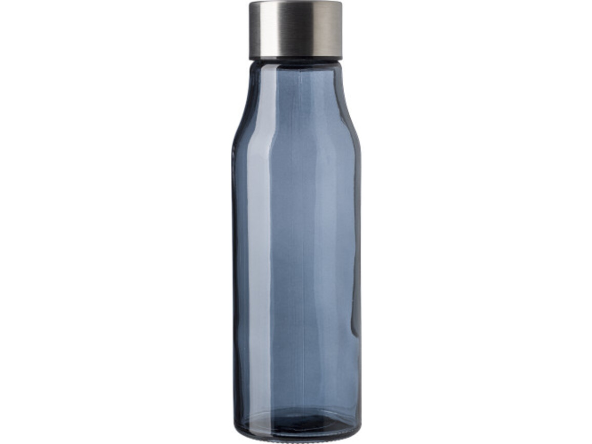 Trinkflasche aus Glas und rostfreiem Stahl (500 ml) Andrei – Schwarz bedrucken, Art.-Nr. 001999999_736931