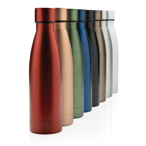 RCS recycelte Stainless Steel Solid Vakuum-Flasche gold bedrucken, Art.-Nr. P433.278