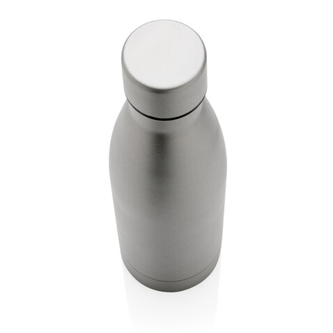 RCS recycelte Stainless Steel Solid Vakuum-Flasche grau bedrucken, Art.-Nr. P433.272