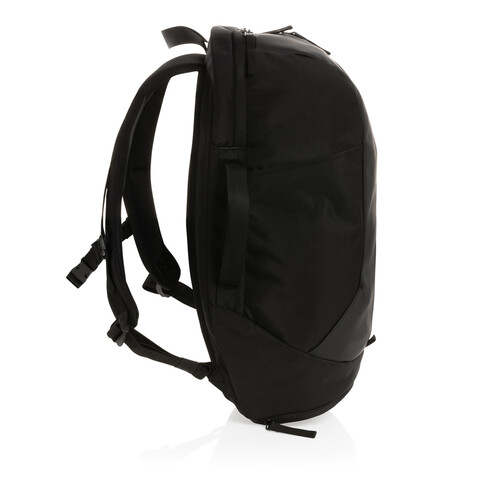Swiss Peak AWARE™ RPET 15.6&quot; Work &amp; Gym Rucksack schwarz bedrucken, Art.-Nr. P762.771