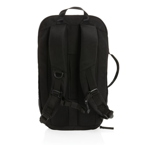 Swiss Peak AWARE™ RPET 15.6&quot; Work &amp; Gym Rucksack schwarz bedrucken, Art.-Nr. P762.771