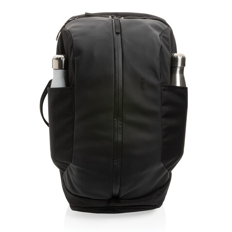 Swiss Peak AWARE™ RPET 15.6&quot; Work &amp; Gym Rucksack schwarz bedrucken, Art.-Nr. P762.771