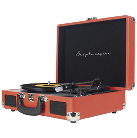 Prixton VC400 Vinyl MP3 Player, rot bedrucken, Art.-Nr. 1PA05202