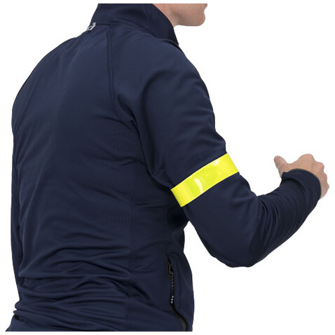 RFX™ Lynne 34 cm reflektierendes Sicherheits-Schnapparmband, neongelb bedrucken, Art.-Nr. 12205213