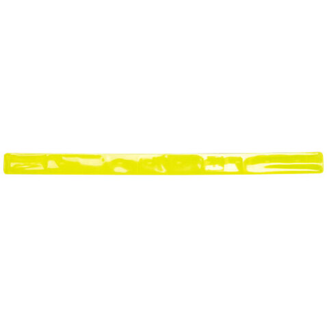RFX™ Lynne 34 cm reflektierendes Sicherheits-Schnapparmband, neongelb bedrucken, Art.-Nr. 12205213