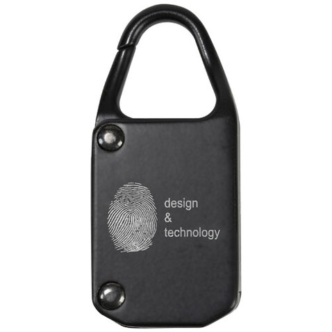SCX.design T10 Fingerprint Kofferschloss, schwarz bedrucken, Art.-Nr. 2PX03190