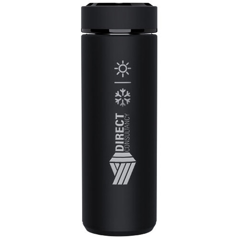 SCX.design D10 Smart Isolierflasche, schwarz bedrucken, Art.-Nr. 2PX03990