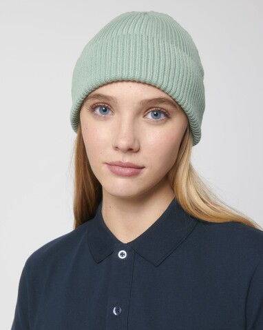 Fisherman Beanie - Der Fisherman Beanie - Aloe - OS bedrucken, Art.-Nr. STAU771C089OS Fisherman Beanie - Der Fisherman Beanie - Aloe - OS bedrucken, Art.-Nr. STAU771C089OS