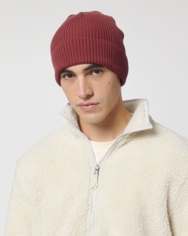Fisherman Beanie - Red Earth - OS bedrucken, Art.-Nr. STAU771C086OS
