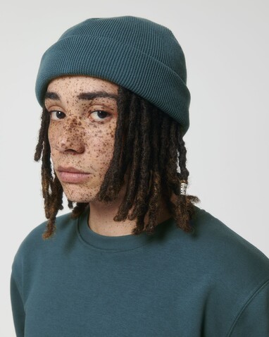 Rib Beanie - Der Rippstrick-Beanie - Stargazer - OS bedrucken, Art.-Nr. STAU772C702OS