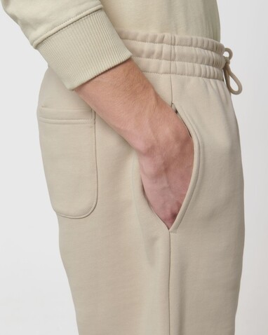 Boarder Dry - Die Unisex-Joggingshorts mit trockenem Griff - Desert Dust - S bedrucken, Art.-Nr. STBU944C0281S