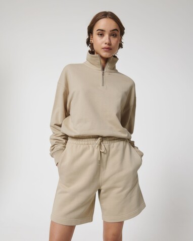 Boarder Dry - Die Unisex-Joggingshorts mit trockenem Griff - Desert Dust - XS bedrucken, Art.-Nr. STBU944C028XS
