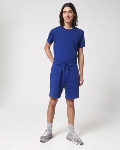 Boarder Dry - Die Unisex-Joggingshorts mit trockenem Griff - Worker Blue - M bedrucken, Art.-Nr. STBU944C0881M