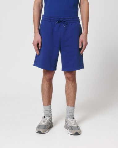 Boarder Dry - Die Unisex-Joggingshorts mit trockenem Griff - Worker Blue - S bedrucken, Art.-Nr. STBU944C0881S