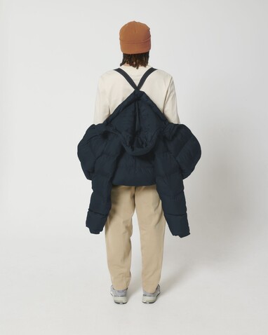 Puffer - Die Oversized Unisex-Steppjacke - French Navy - XXL bedrucken, Art.-Nr. STJU840C7272X